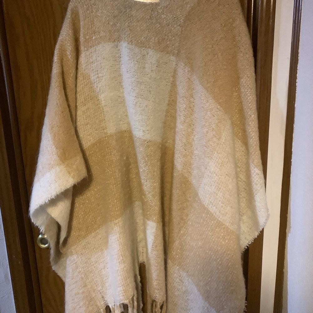 Free people Hampton plaid blanket wrap OS - Picture 4 of 7